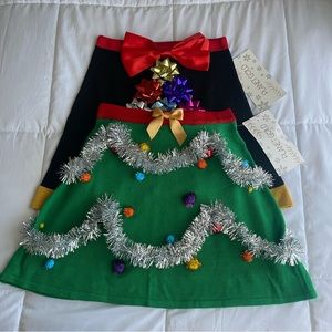 Bundle of 2 Ugly Christmas Skirts (S)